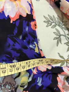 Floral Print Peplum Top