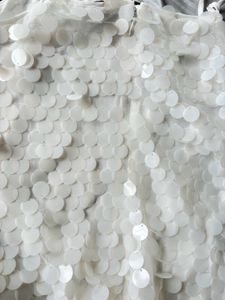 Stunning White Sequin Party Dress