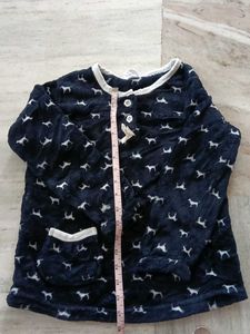 Cozy Dog Print Pajama Top