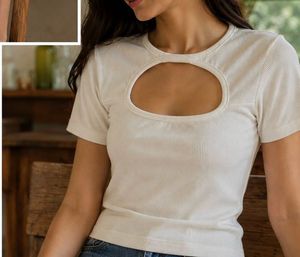 White cute top