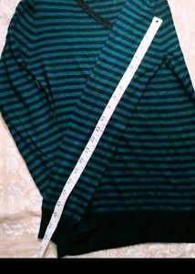 Striped V-Neck warm tshirt