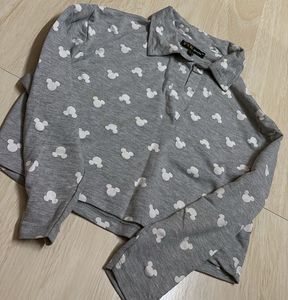 Mickey Mouse Print Top