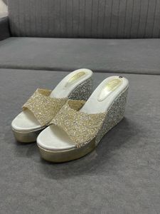 Sparkly Wedge Heels