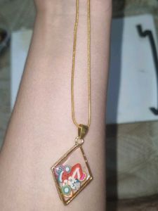 Unique Fruit Resin Charm Necklace