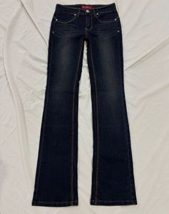 Dark blue low rise Bootcut Jeans