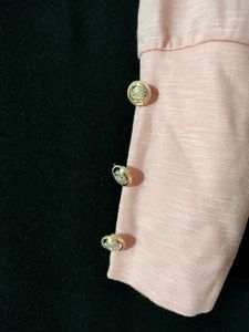 Light Pink Puff Sleeve Blouse