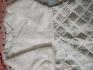 Cute White Fur Dress