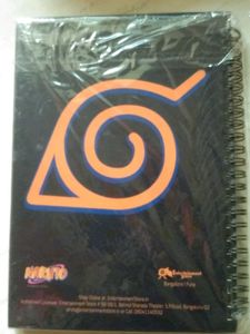 Naruto Inspired Spiral Notebook