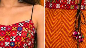 Navratri Multicolor Kurti