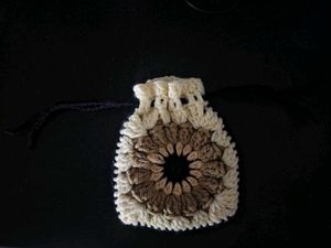 Handmade Crochet Pouch Bag