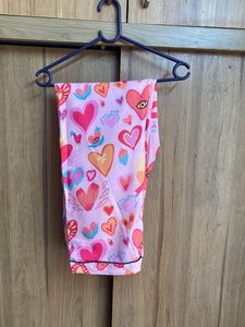 Lovely Pink Hearts Night Suit