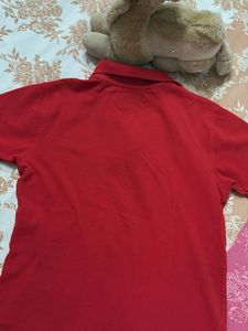 Tommy Hilfiger Red Polo Shirt