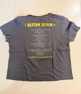 elton john graphic t-shirt