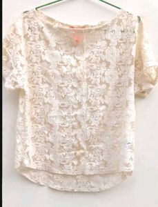 Elegant Floral Lace Top🤍✨