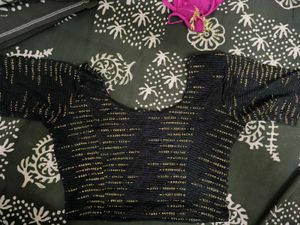 Designer Black &amp; Gold Blouse