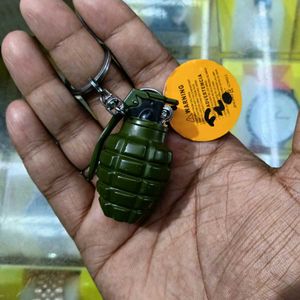 Grenade Shaped Keychain lighter