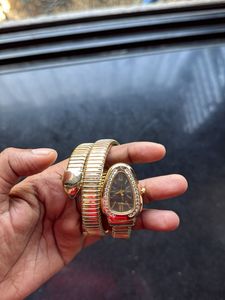 Elegant Snake Wrap Watch