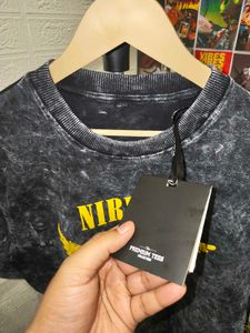 NIRVANA EDITION ACID WASH BOXY FIT TEE 🔥😎🔥