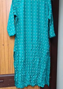 Teal Kurta