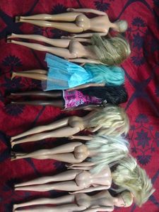 Lot of Barbie Dolls