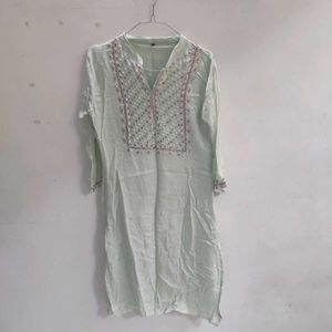Elegant Mint Green Kurta Set