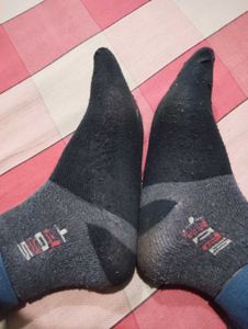 Comfy Black & Grey Socks