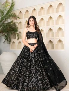 Black lehenga