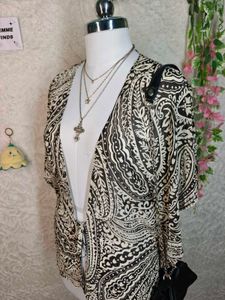 Bohemian Paisley Print Kimono Top