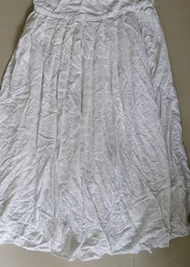 White Eyelet Skirt