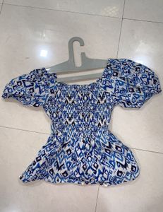 cute blue top