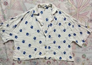 H&amp;M short sleeved pattern Resort Shirt