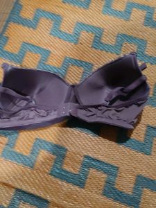 Stylish Padded Bra with Lace Detail