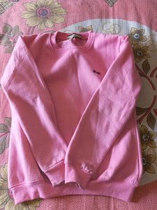 Pink Fruski Brand Crewneck Sweatshirt