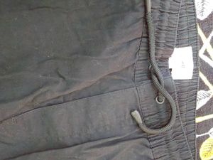 Black Cargo Trousers