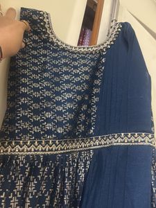 Elegant Navy Blue Lehenga Choli