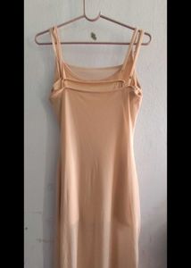 peach Cat Graphic Slip Dress
