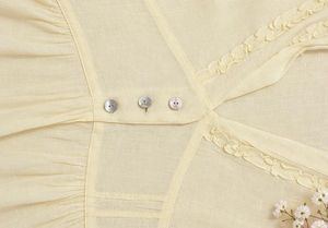 Chic Yellow Button-Up Blouse