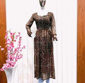 Animal Print Maxi Dress