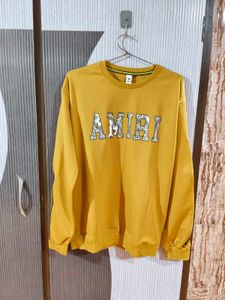 Amiri Yellow Sweatshirt