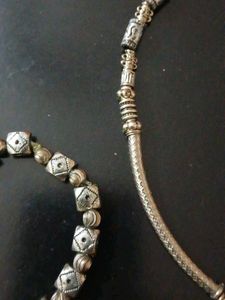 Boho Beaded Necklace and Bracelet Set