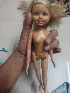 Blonde Doll with Blue Eyes