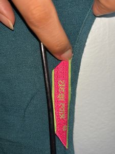 Embroidered Teal Kurta