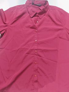 Trendy Maroon Shirt
