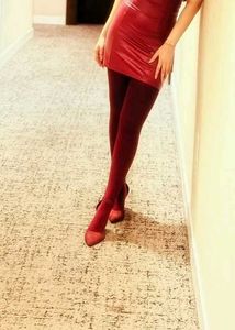Chic Maroon Pantyhose Tights