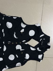 Chic Polka Dot Sleeveless Dress