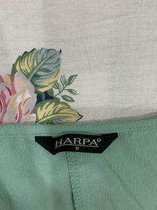 Mint Green Button-Up Long Sleeve Top