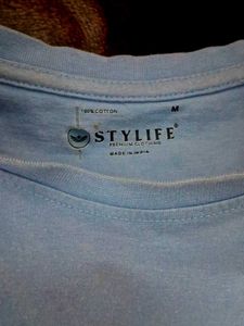 Light Blue Graphic Tee