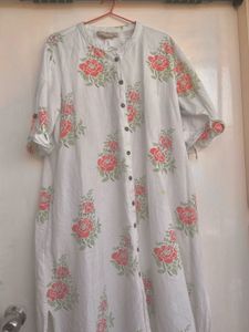 Floral Print Kurta