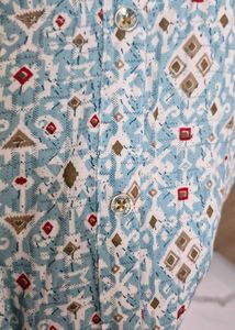 Cute Blue Printed Kurta