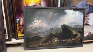 Framed Landscape Painting